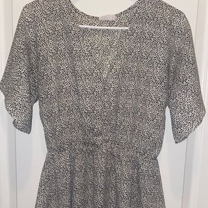 cute polkadot type pattern! brand: sienna sky , size S , fits more of a M
